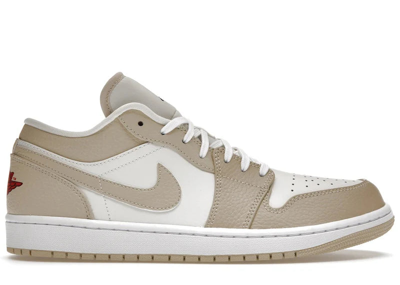 Nike Air Jordan 1 Low Sail Rattan University Red