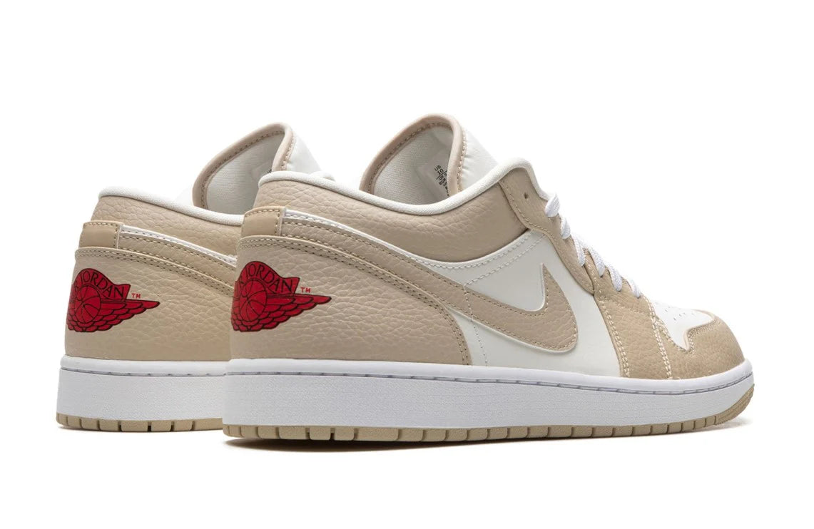 Nike Air Jordan 1 Low Sail Rattan University Red