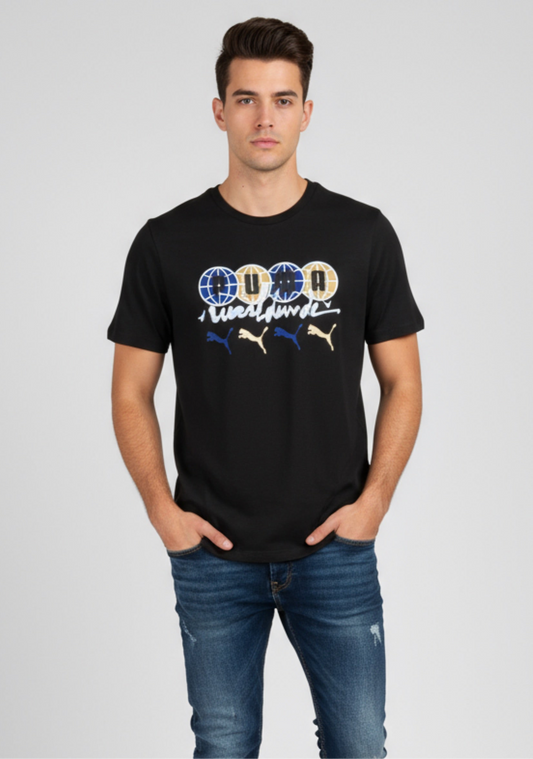 Premium Fabric Chest Printed Tshirt