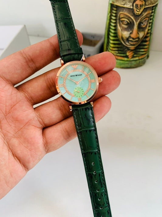 EMPORIO ARMANI Leather Women Watch