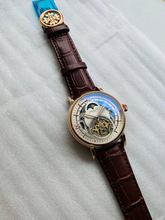 Mont Blank Automatic Leather Watch