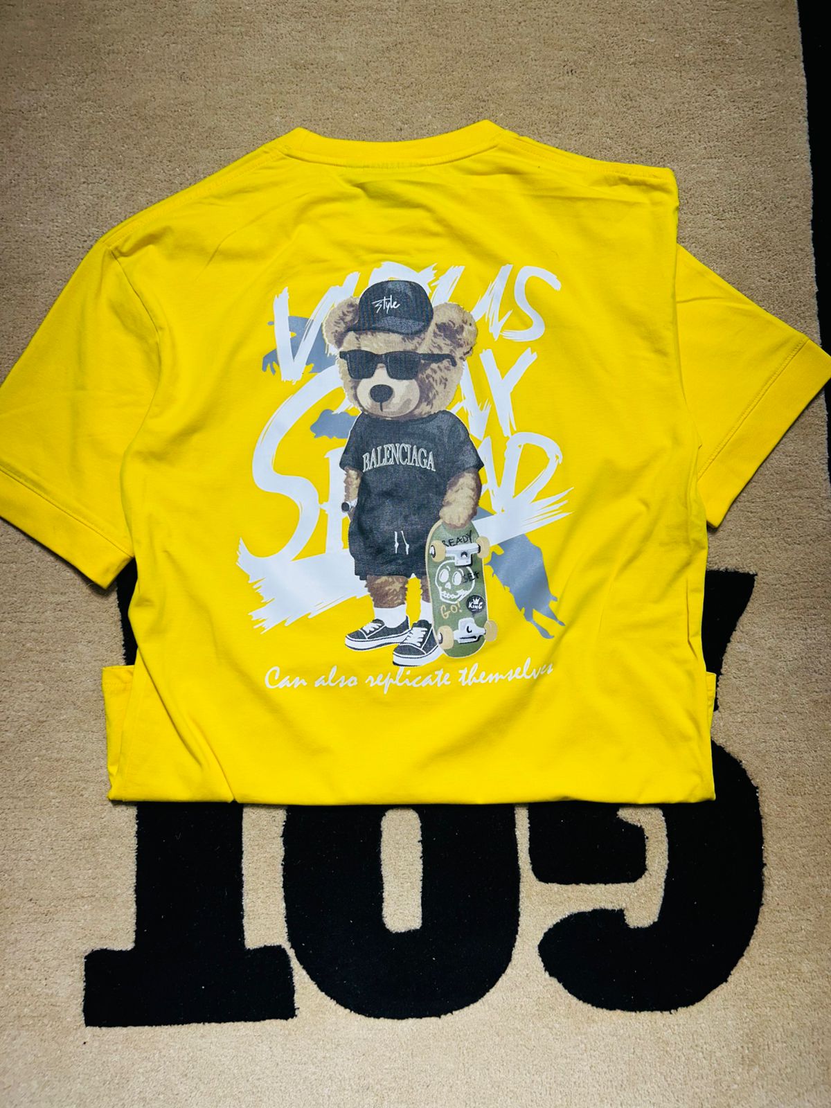 Drop Shoulder Heavy Gsm Fabric Tshirt